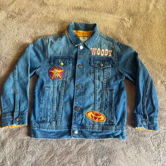 Disney Other - Disney Pixar Toy Story Woody denim jacket. size5-6